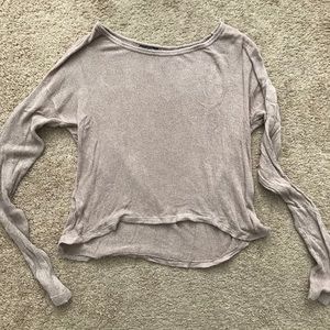 Thin see-through long sleeve